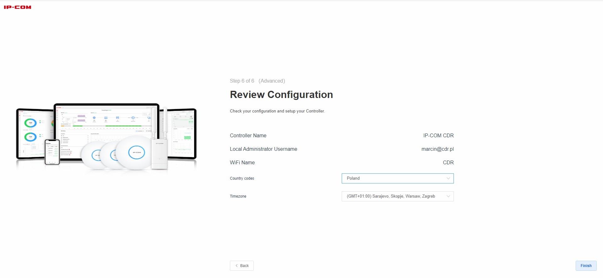 Ventana de configuración 6/7