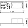 ATTE SDIP-12-240 step-down converter PoE 35-56V (passive / 802.3af) -> PoE 24V RJ45