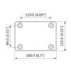 Dahua IPC-PFW8800P-H-A180 (Panoramic series) IP camera, 4x 2Mpix, 4096x1800, IR30m, 4x 3mm, PoE, microSD, alarm