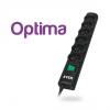 Ever Optima 5m power strip with surge protection (6 outlets)