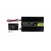 Green Cell INV07 Power Inverter 12V DC to 230V AC 300W/600W pure sine