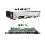 Huawei OLT terminal MA5608T with 16 port GPON board H805GPFD (C+ transceivers included) , 2x 1G uplink board MCUD, DC power supply (MPWC) 
