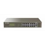 IP-COM G1116P-16-150W switch 16x GE, 16x PoE OUT (802.3af/at), 135 W