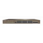 IP-COM G5328P-24-410W Layer 3 managed switch 24x GE, 4x SFP, 24x PoE OUT (802.3af/at), 370 W (IMS Cloud)