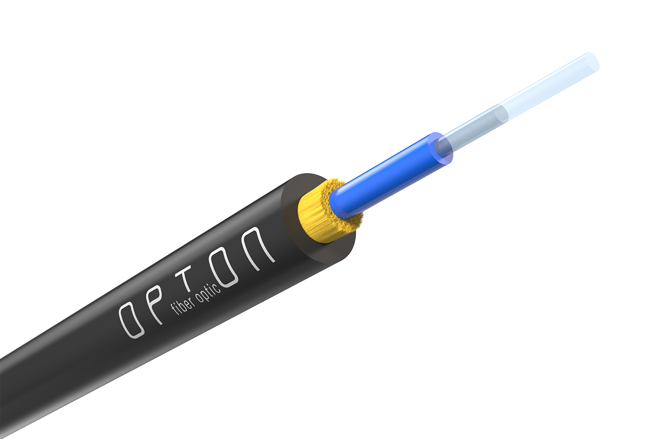 Opton Z-QOTKSdD outdoor fiber optic cable 1J 1x9/125 ITU-T G.657.A2 (1000m)