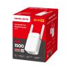 Mercusys ME60X Wi-Fi 6 AX1500 Range Extender, 1x GE, EasyMesh