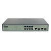 NETIS ST3310 8 portów fast ethernet 2 porty combo/gigabit ethernet SNMP switch