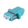 Adaptador Opton LC/UPC MM Duplex de color turquesa