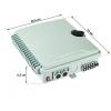 Opton fiber distribution box 0212G 2 IN 12 OUT uncut ports (adapter frame)