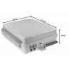 Opton fiber distribution box 0224G-CAS 2 IN 24 OUT uncut ports (casette frame)