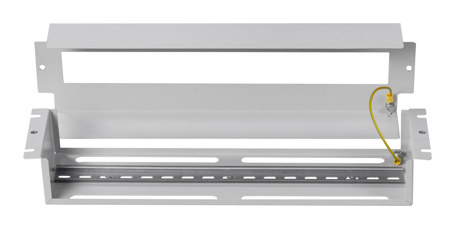 Opton voltage distribution panel / DIN rail for rack 19" cabinets 3U