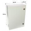 Opton PD-12SX distribution box 25/25/10cm frame for 12 adapters SC Duplex