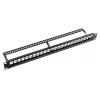 Keystone patchpanel with 24 holes Rack 19" 1U cable organizer