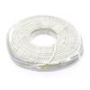 Flat telephone cord 100m white