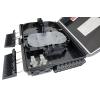 Opton fiber distribution box 0216G-C 2 IN 16 OUT uncut port (adapter frame) black