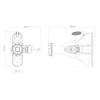 RF Elements HG3-TP-A60 60° Asymmetrical Beam Antenna 5GHz 17dBi TwistPort