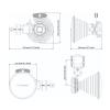 RF Elements SH30WB 5 + 6 GHz Wideband 30° Symmetrical Horn Antenna, TwistPort, 18 dBi