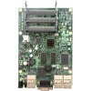 RouterBOARD RB433AH, 3x LAN, 3x MiniPCI, 128MB SD-RAM y 64MB FLASH