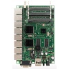 RouterBOARD 493G, 9x LAN, 3x MiniPCI, 1x USB, 256MB DDR SD-RAM y 64MB FLASH