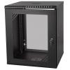 Stalflex RC19-12U-600GB Rack 19" cabinet 12U 600mm Glass Black (wall mounting)