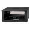 Stalflex RC19-4U-450GB Rack 19" cabinet 4U 450mm Glass Black (wall mounting)