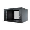 Stalflex S-RC19-6U-450GB Rack 19" cabinet 6U 450mm Glass Black