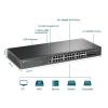 TP-Link SG3428X managed switch JetStream L2/L2+ 24x GE, 4x SFP+, Omada support