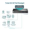 TP-Link TL-SF1009P 9-Port 10/100Mbps DesktopTP-Link TL-SF1009P 9-Port 10/100Mbps Desktop Switch with 8-Port PoE+ Switch with 8-Port PoE+