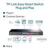 TP-Link TL-SG1428PE 28-Port Gigabit Easy Smart Switch 26x GE, 2x SFP, 24x PoE OUT (802.3af/at)