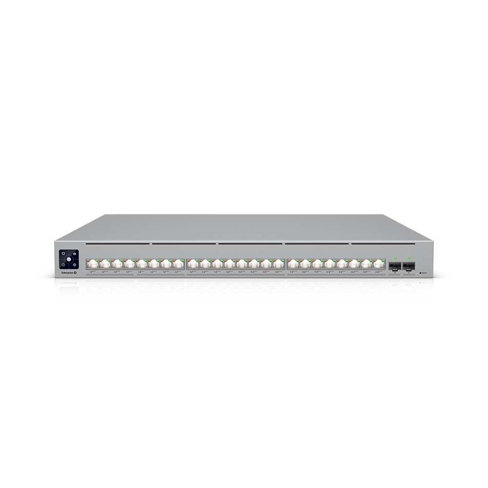 Ubiquiti Enterprise Campus 24 PoE switch L3 16x 10GE, 8x 2.5GE, 2x SFP28 (25G), 24x PoE+++ (1050 W)