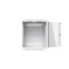 Ubiquiti 12U Rack Cabinet 450mm, Glass Front Door, load up to 50kg (wall-mount)