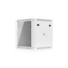 Ubiquiti 12U Rack Cabinet 600mm, Glass Front Door, load up to 80kg (wall-mount)
