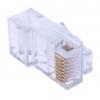 UTP cat 5e RJ45 connector - pins with 3 tooth - suitable for solid wire (100 pcs)
